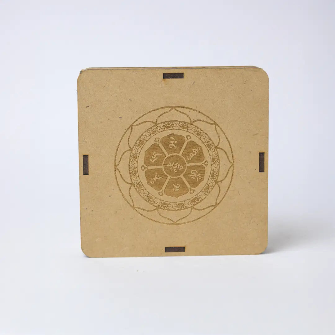 Selenite Lotus Flower Charging Plate  - Square