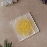 Selenite Lotus Flower Charging Plate  - Square