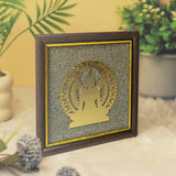 Buddha Dharma Chakra Pyrite Frame