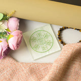 Selenite Abundance Energy Grid Plate – Square