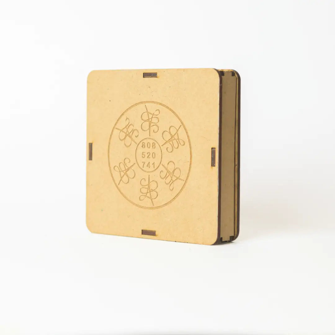 Selenite Abundance Energy Grid Plate – Square