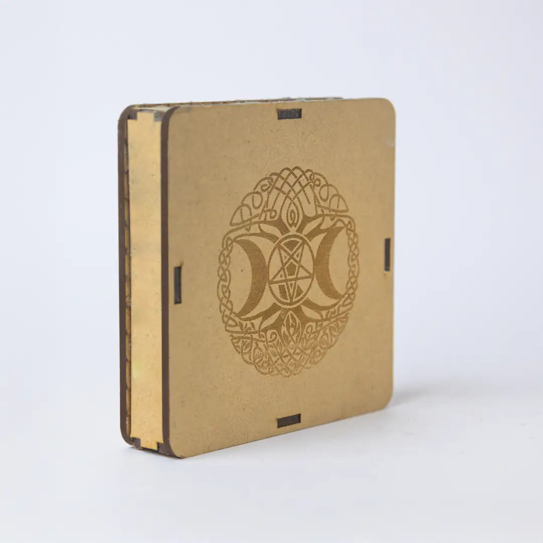 Selenite Triple Moon Charging Plate - Square