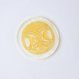 Selenite Triple Moon Charging Plate - Round