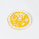 Selenite Dragon Charging Plate – Round