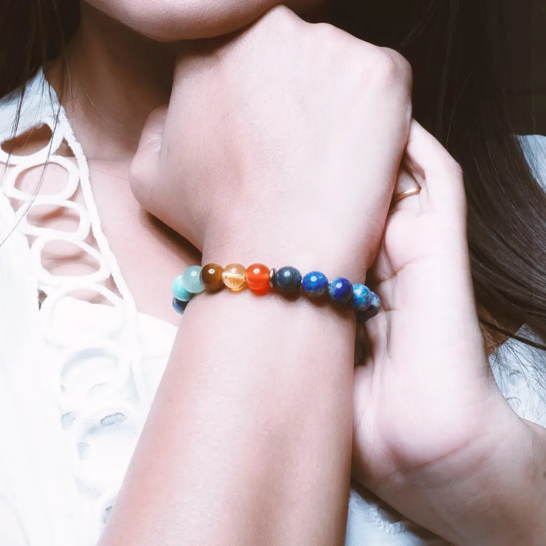 7 chaakra with lapis lazuli