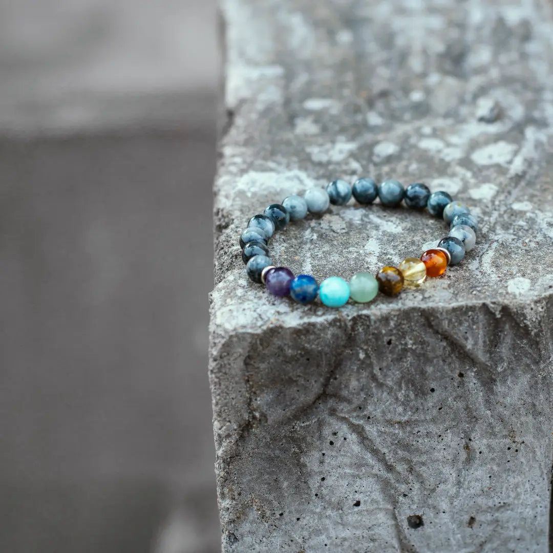 7 chakra with cat eye