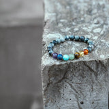 7 chakra with cat eye