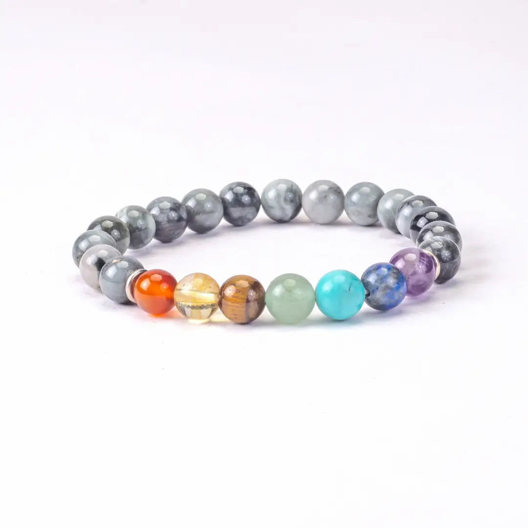 7 chakra with cat eye