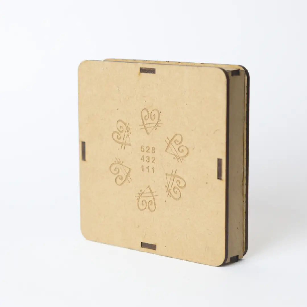 Selenite Love & Healing Manifestation Plate – Square