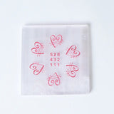 Selenite Love & Healing Manifestation Plate – Square