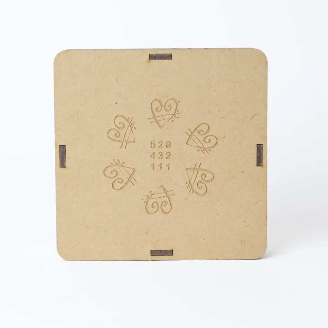 Selenite Love & Healing Manifestation Plate – Round