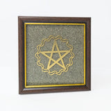Maha Lakshmi Yantra Pyrite Frame
