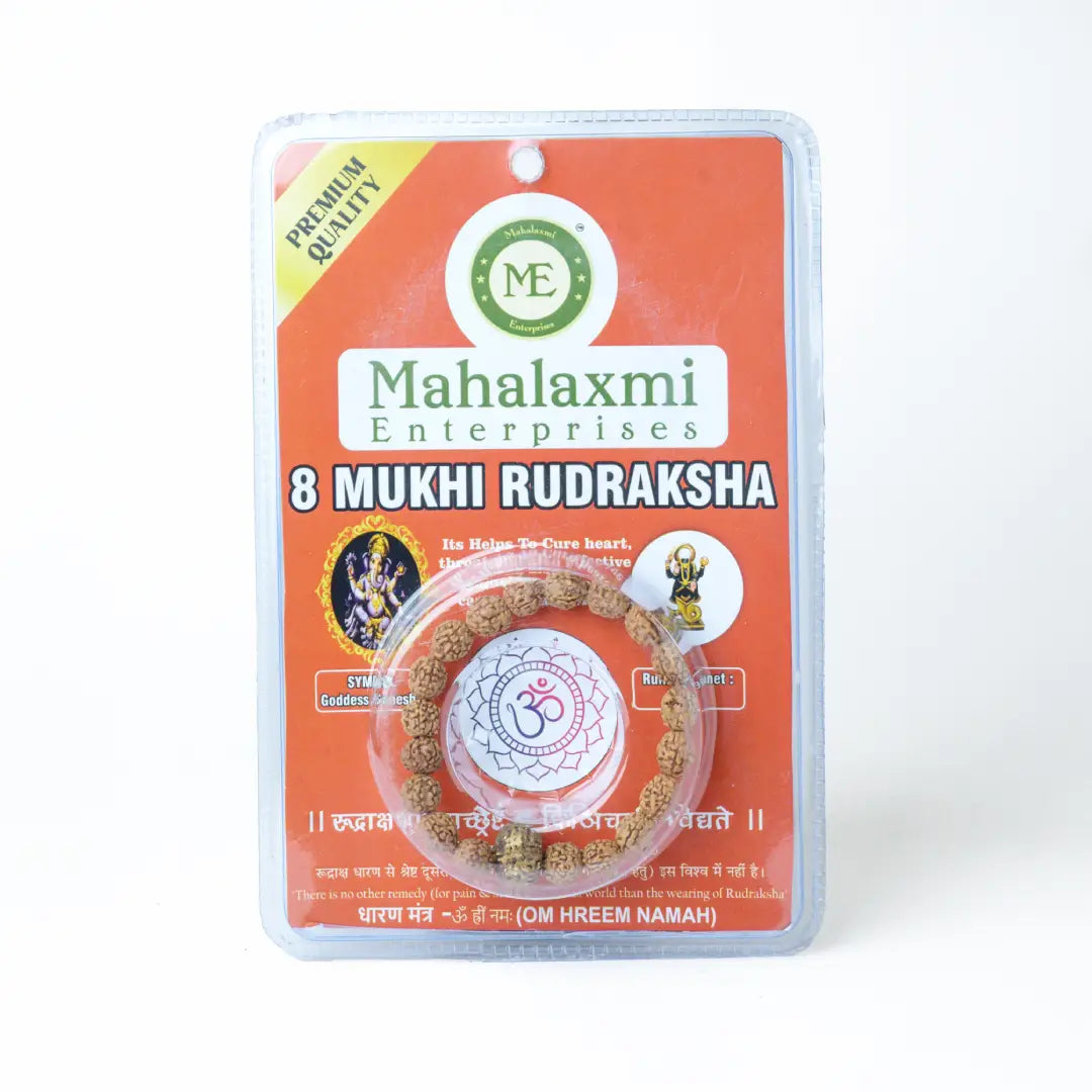 8 Mukhi Rudrax Bracelet