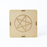 Selenite Pentacle Protection Charging Plate