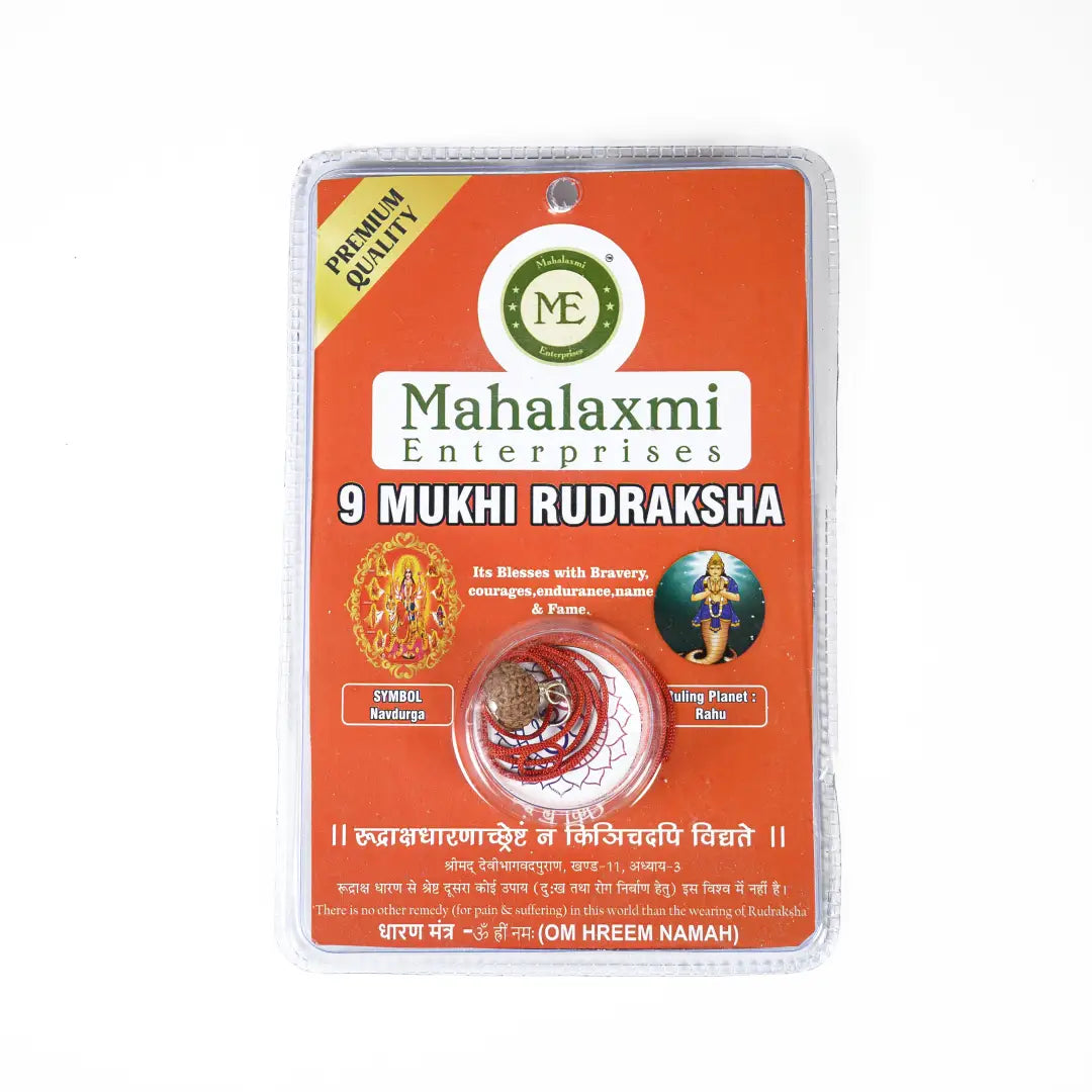 9 mukhi Rudrax