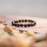 Black Turmiline and Tiger eye