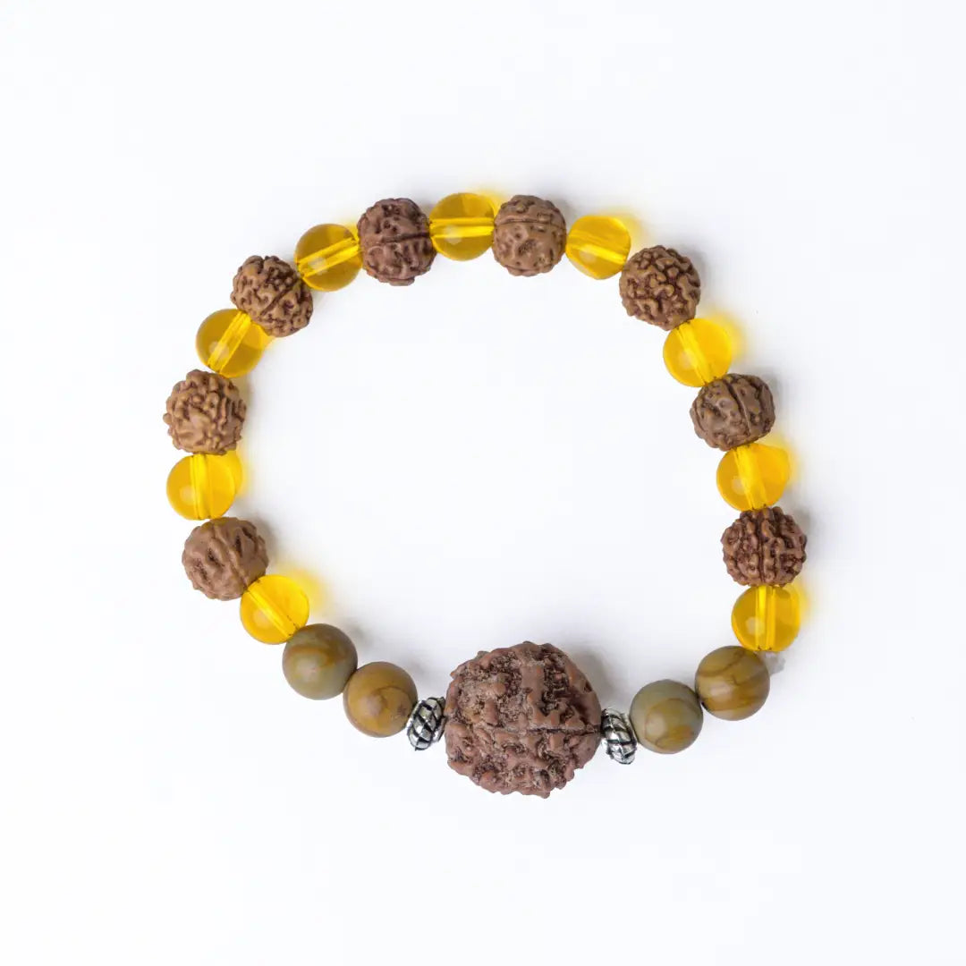Dhanu Rashi Rudraksha Bracelet