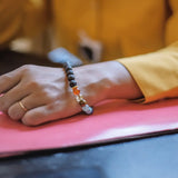 Lava stone with 7 chakras