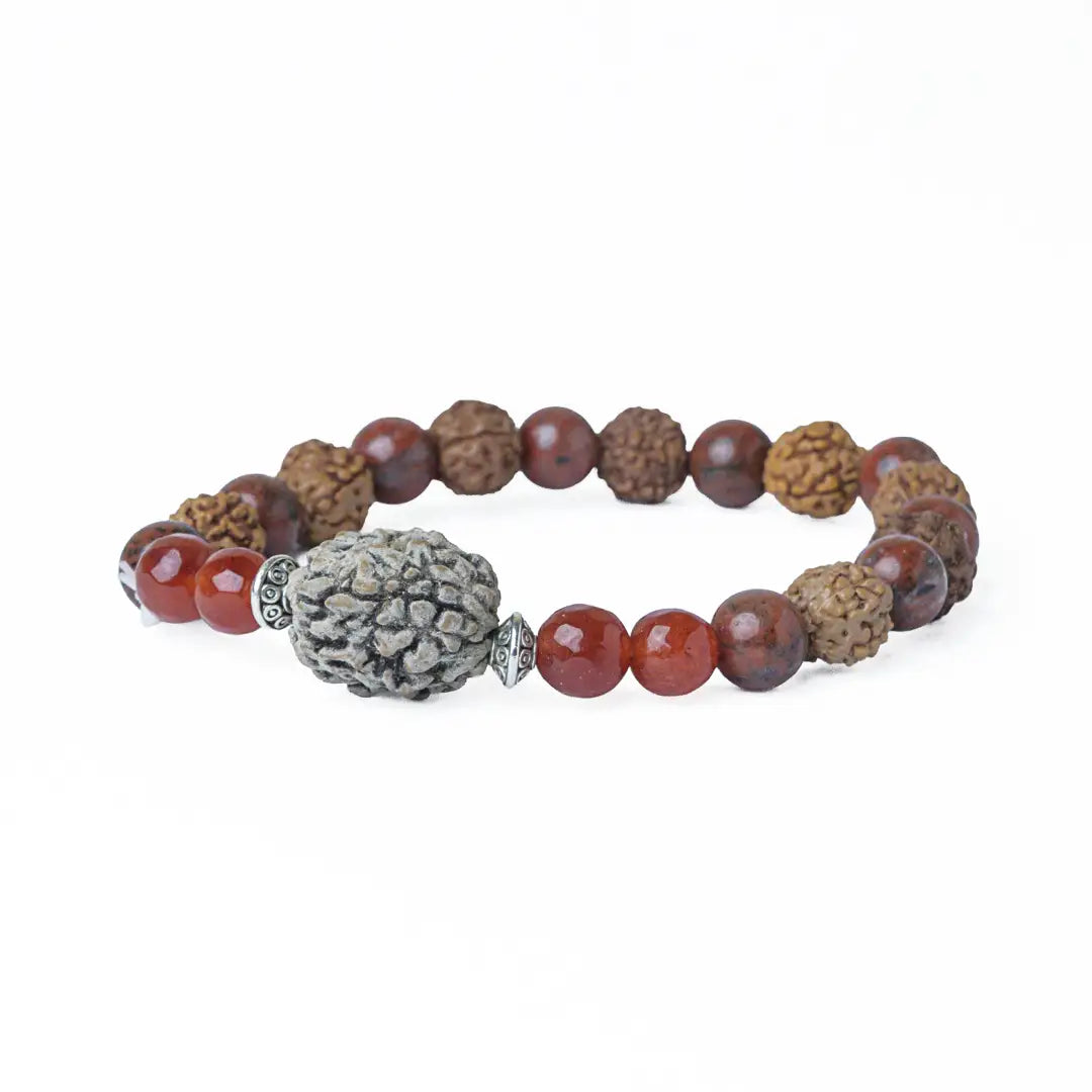 Mesh Rashi Rudrax Bracelet