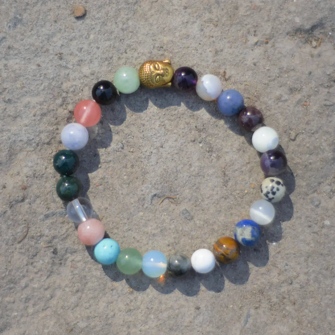 Mixed Crystal Bids Bracelets