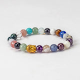 Mixed Crystal Bids Bracelets