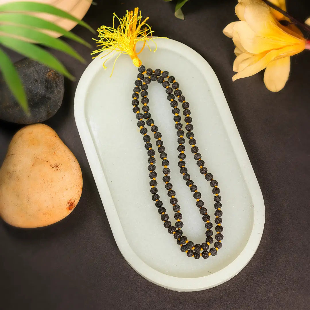 Rudrax Mala Black