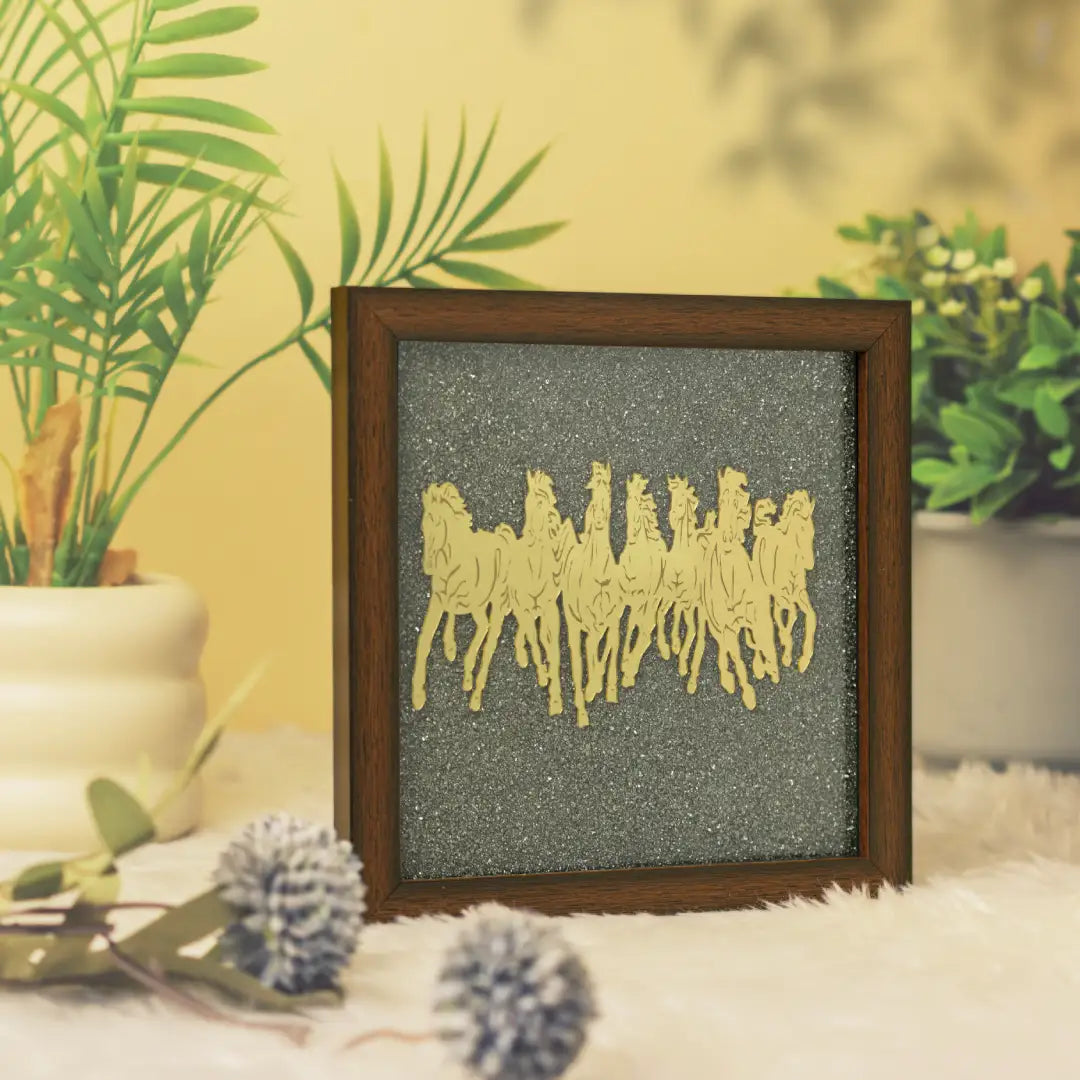 Pyrite Seven Horses Yantra