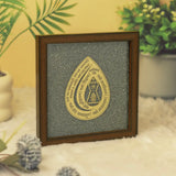 Pyrite Navkar Mantra Engraved