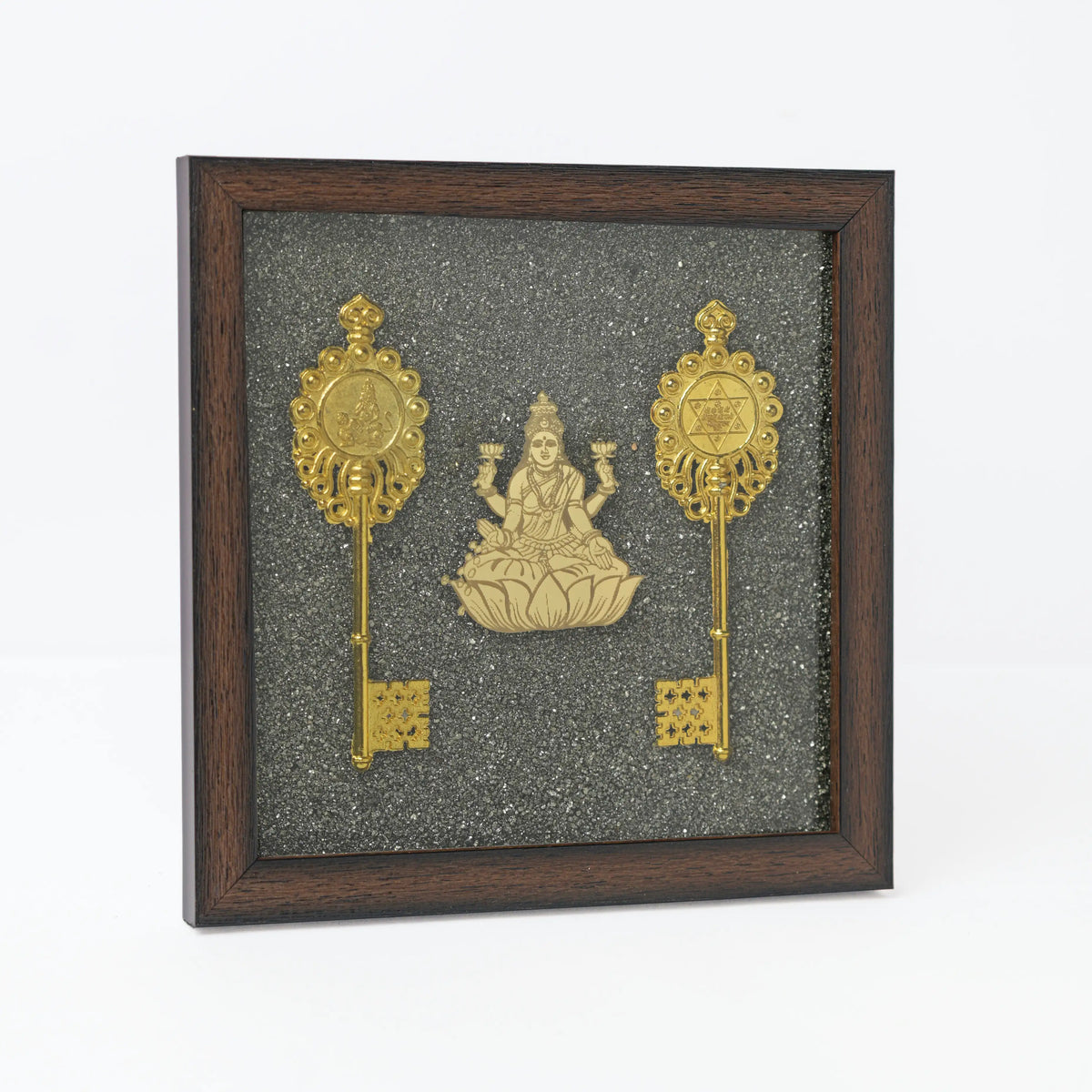 Pyrite Lakshmi with Kuber Key
