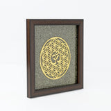 Pyrite OM Golden Flower of Life