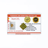 Yellow Sapphire Stone